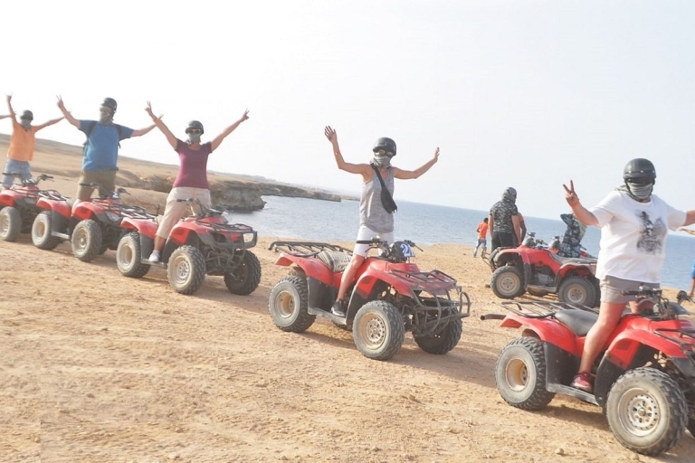 Desde El Gouna: Excursión en quad por el mar y las montañasPor la mañana: Excursión en quad por el mar y las montañas