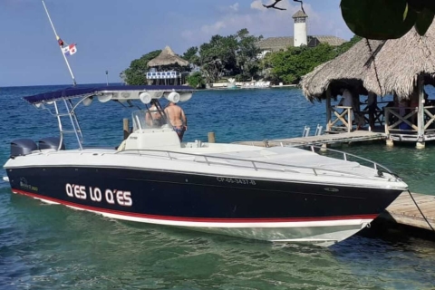 Cartagena: Prywatna wycieczka łodzią po wyspach Rosario z nurkowaniem z rurką