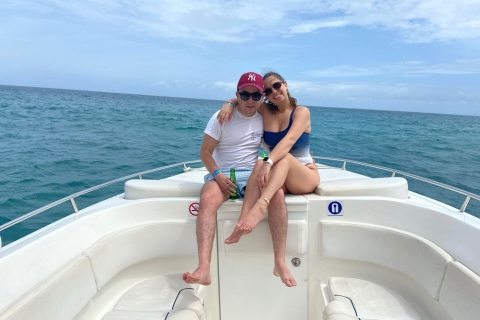 Cartagena: privéboottocht naar de Rosario-eilanden met snorkelen