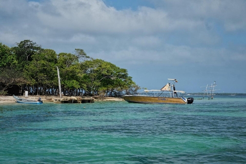 Cartagena: privéboottocht naar de Rosario-eilanden met snorkelen