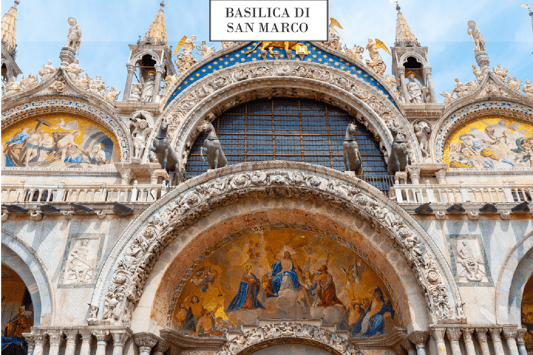 Veneza: Visita à Basílica de São Marcos e Galeria de História de VenezaTour particular - Salões principais da Basílica de São Marcos