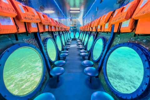 Desde el muelle de Protaras Excursión en barco con fondo de cristal con 2 paradas para nadarProtaras: Excursión en barco con fondo de cristal-Laguna Azul-Zona de las Tortugas