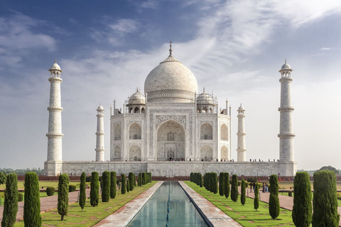 Agra:TajMahal y Fuerte de Agra al AmanecerAgra:Todo incluido Tajmahal y amanecer en el fuerte de Agra