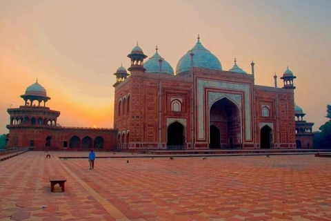 Agra : TajMahal et fort d'Agra au lever du soleilAgra : Tout compris Tajmahal et lever de soleil sur le fort d'Agra