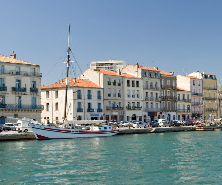 Balade en bateau à Sete sur l'ile singulière 1h