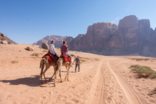 Visit From Wadi Rum Camel Ride Experience with Drinks in Wadi Rum