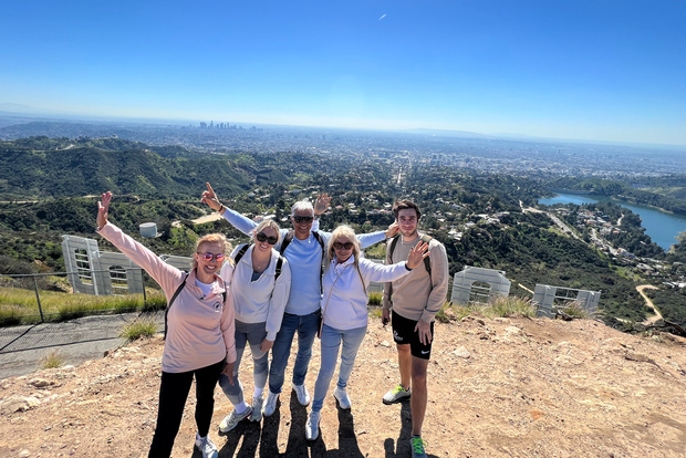 Hollywood Sign: escursione al segno con una guida turistica francese