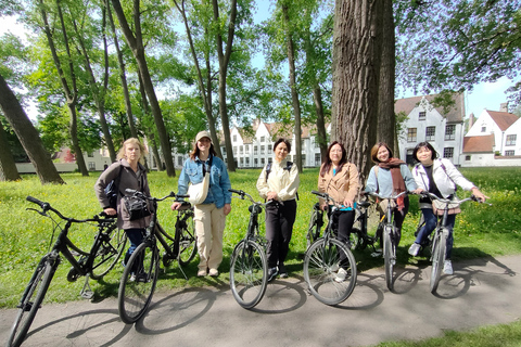 Bruges in bicicletta con la famiglia e gli amici!