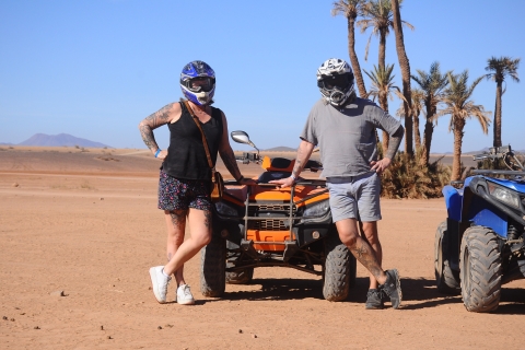 Marrakesz: wycieczka quadem à la palmeraie et désert de jbilatQuad Palmeraie