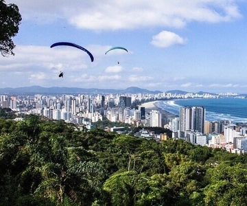 Passeio de 10 horas pela praia de Santos: Compartilhado com ingressos e almoço