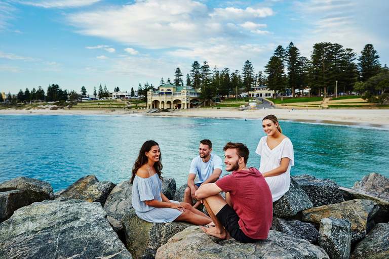 珀斯：海滩日落野餐与城市灯光之旅珀斯：日落野餐海滩之旅，城市灯光观光