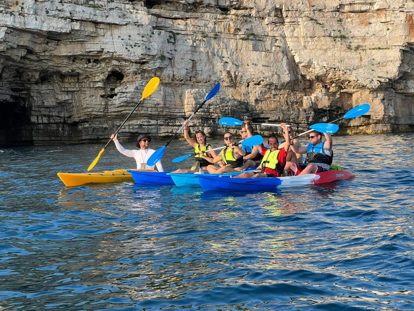 Swimming GetYourGuide | Blue Snorkeling and Pula: with Cave Kayak Tour
