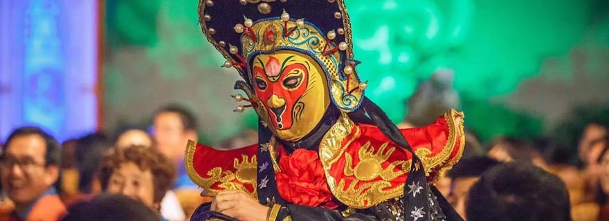 Chengdu: Biglietto per lo spettacolo serale dell'Opera di Sichuan Shu Feng Yan Yun