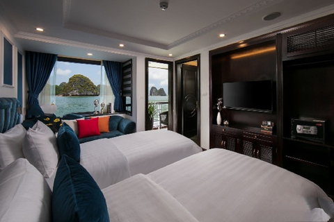 Hanoi: 3-Day Ha Long/Lan Ha Bay Cruise with Private Balcony