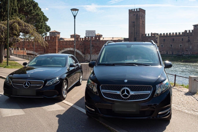 Lezzeno: prywatny transfer do/z Malpensa Airprot (MXP)Lezzeno z lotniska Malpensa – minivan Mercedes V-Klass