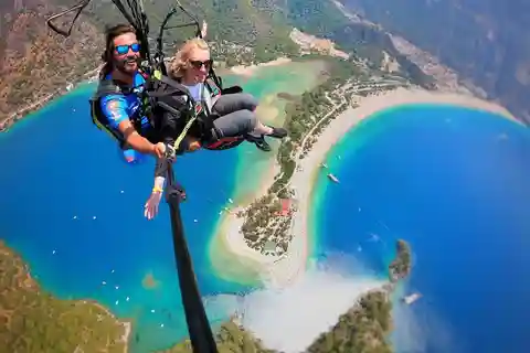 Depuis Dalaman/Sarigerme : Parapente en tandem à Fethiye