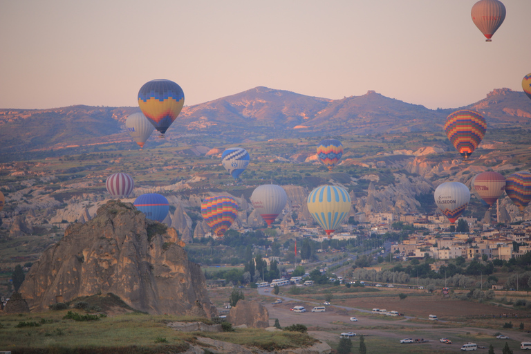 Cappadocia Photo Session with flying dress in GoremePhoto Session in Balloon Time