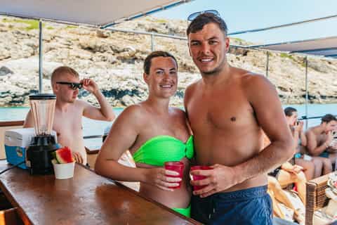 From Rhodes: All-Inclusive Catamaran Cruise with Swim Stops
