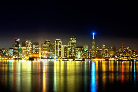 San Francisco: City Lights Sail Under the Full Moon