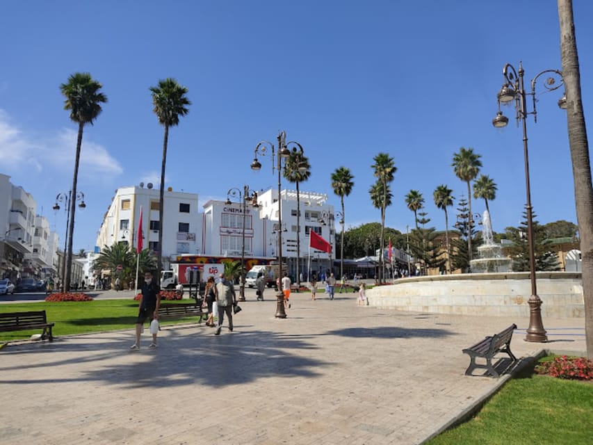 Grand Socco or main city square in Tangier, Morocco Stock Photo