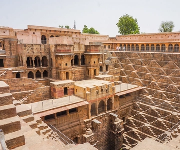 Traslado de Agra para Jaipur via Fatehpur Sikri e Stepwell
