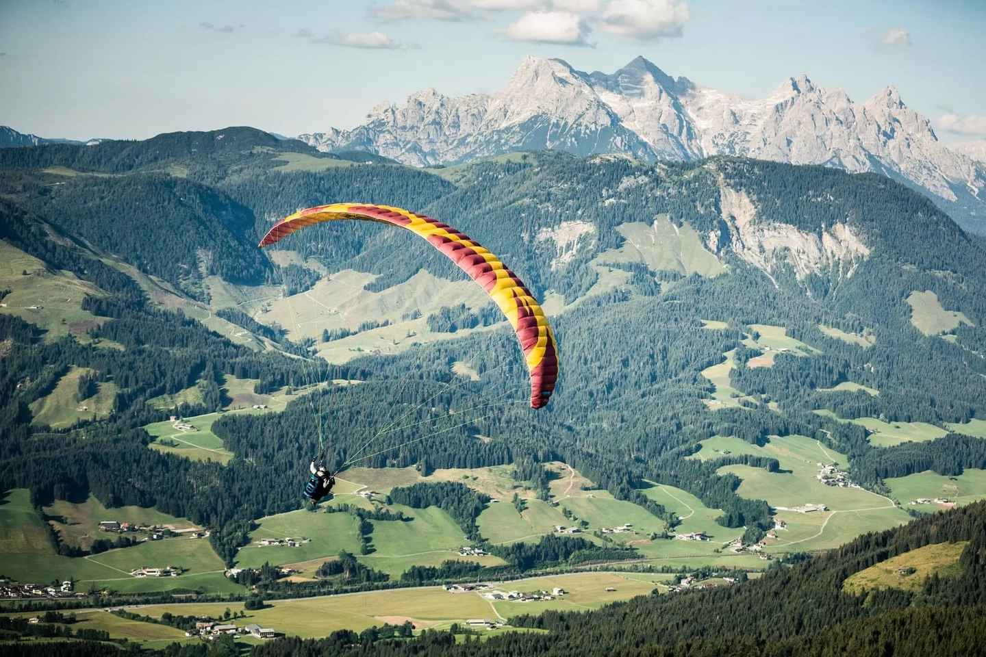 Parapente en tandem à St Johann, Tirol