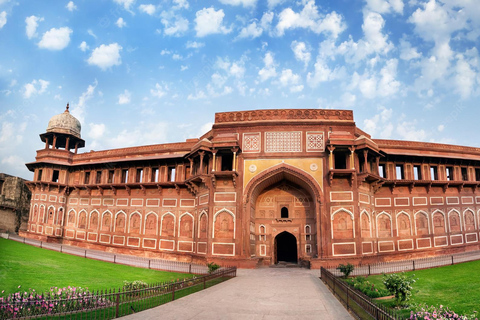 Agra : Visite d'une journée du Taj Mahal en voiture depuis DelhiOnly Car, Driver, Guide