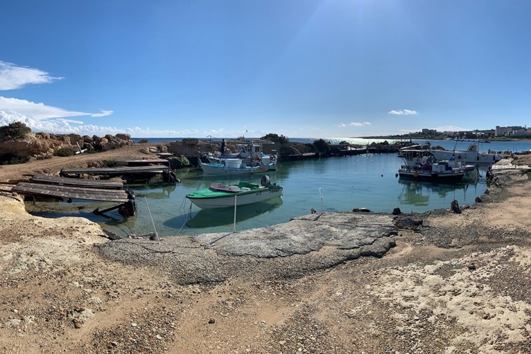 Cape Greco: zeegrotten, brug van geliefden met barbecue