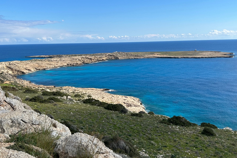 Cap Greco : grottes marines, pont des amoureux avec barbecue