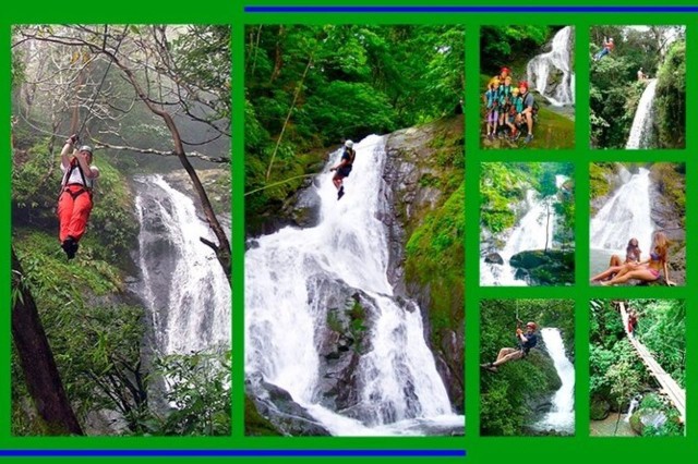 Visit Amazing 11 Waterfalls Zipline Tour / Jaco / Transport Incl in Los Suenos