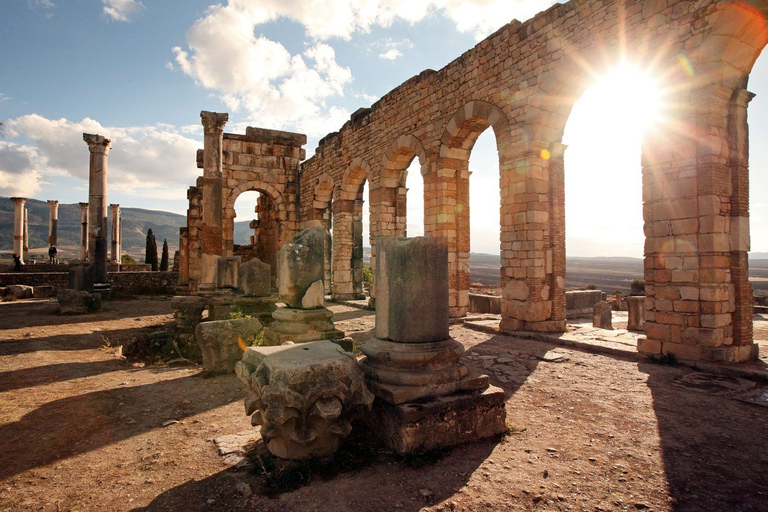 From Tangier: Transfer to Fez via Chefchaouen and Volubilis