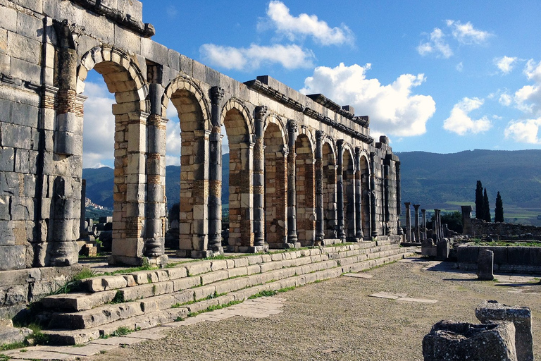 From Tangier: Transfer to Fez via Chefchaouen and Volubilis