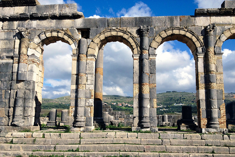 From Tangier: Transfer to Fez via Chefchaouen and Volubilis