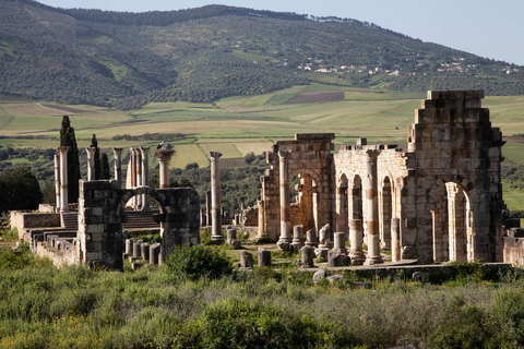 From Tangier: Transfer to Fez via Chefchaouen and Volubilis