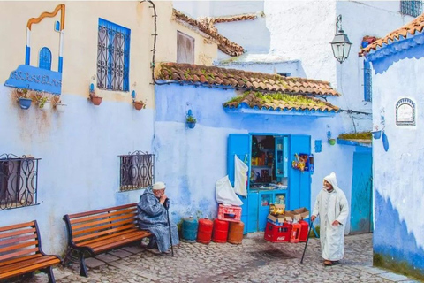 From Tangier: Transfer to Fez via Chefchaouen and Volubilis