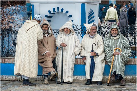 From Tangier: Transfer to Fez via Chefchaouen and Volubilis