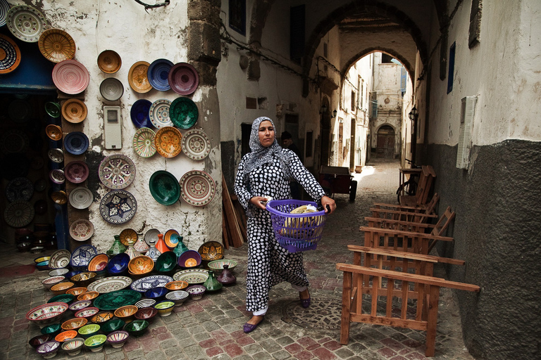 From Tangier: Transfer to Fez via Chefchaouen and Volubilis