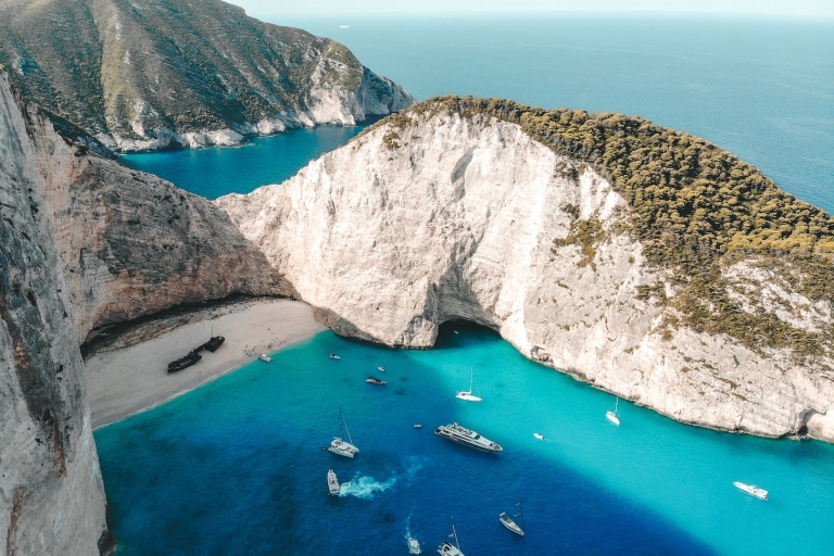Zakynthos Shipwreck beach by Land & Sea + Blue caves + Xigia Shipwreck Tour