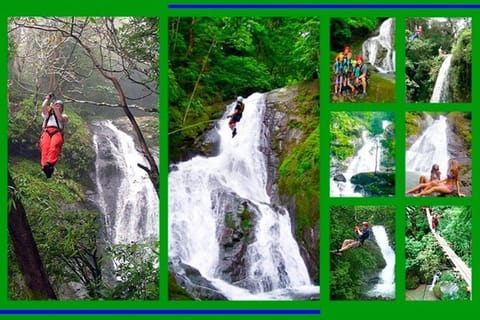 Incredibile tour zipline delle 11 cascate / San Jose / Trasporto incl