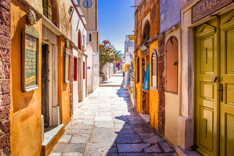 Depuis la Crète : Visite guidée d'une journée à SantorinSantorin : Croisière d'une journée et visite guidée - Port d'Héraklion