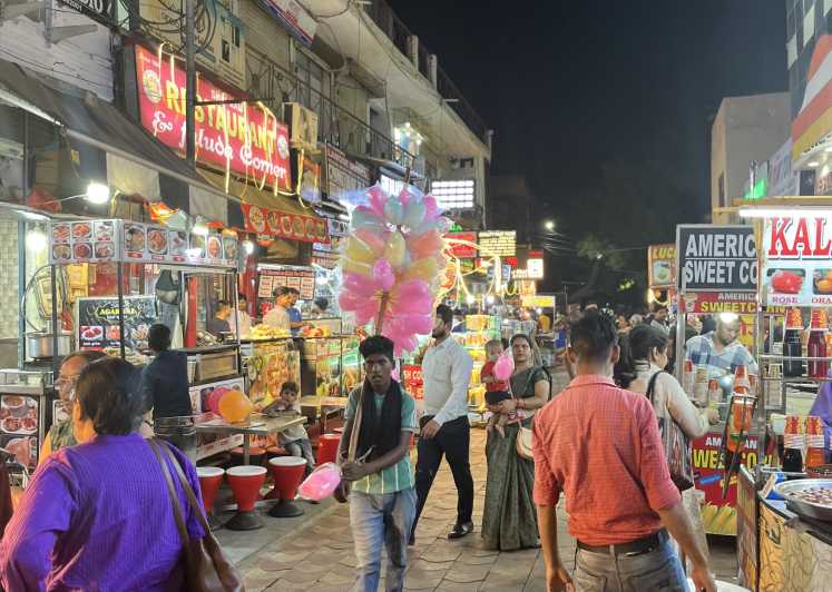 Agra by Night - Voedselmarkt Tour per Auto Riksja/Tuk Tuk