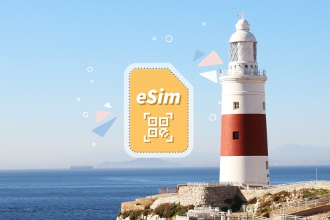 Gibraltar/Europe: eSim Mobile Data Plan 3GB/5 Days