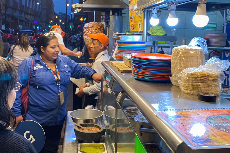 Mexico City at Night Walking tour with optional Torre Latino Private Tour with Torre Latino Viewpoint