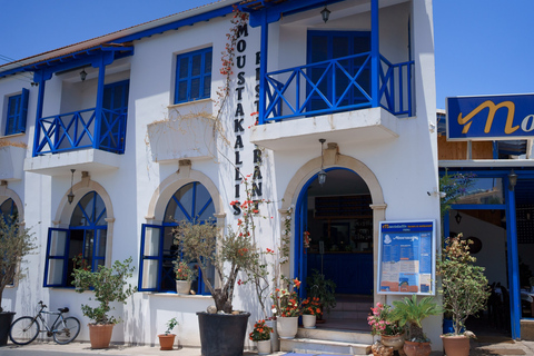 Pafos/Akamas: Tour en autobús y barco por la Laguna Azul con tobogán acuático