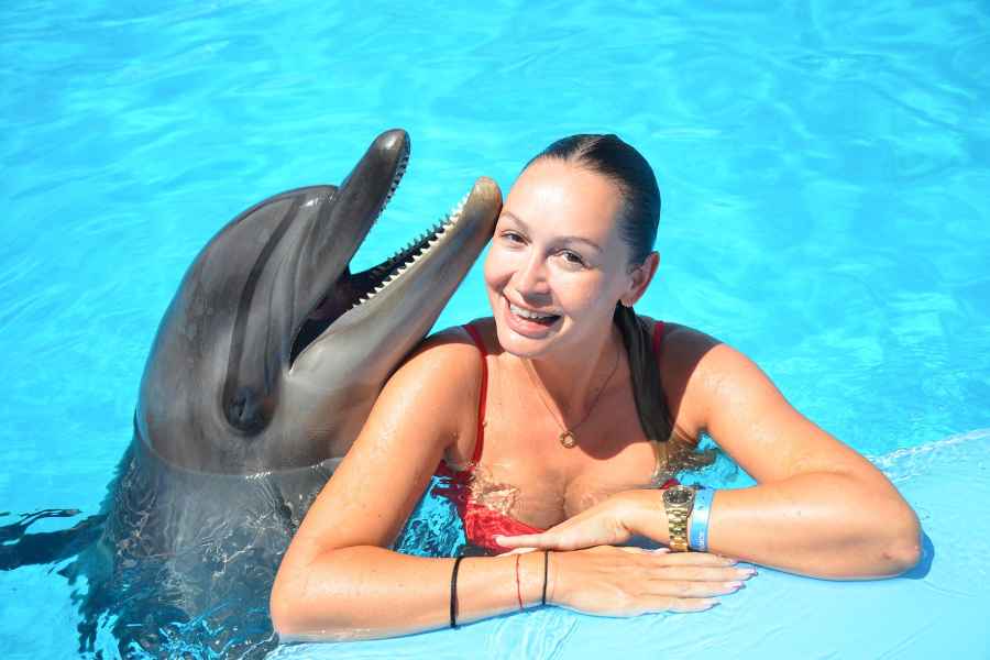 Hurghada/Safaga: Dolphin World Fotosession mit Transfers