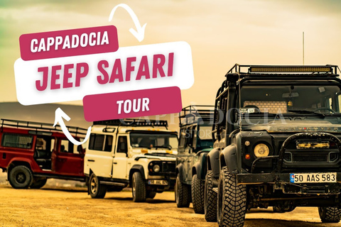 Cappadocia: 4x4 Jeep Safari al tramonto e all&#039;alba