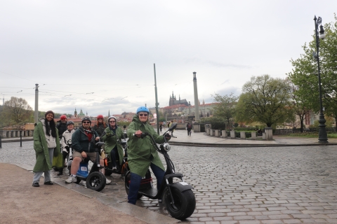 Prague on wheels: Private, Live-guided tours on eScooters Live-guided eScooter tour 90 minutes in English