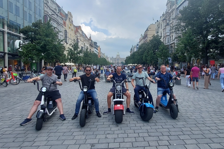 Prague on wheels: Private, Live-guided tours on eScooters Live-guided eScooter tour 90 minutes in English