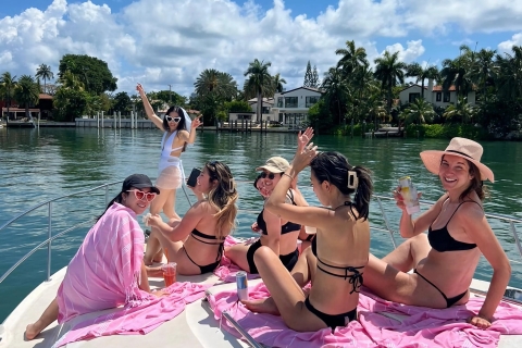 Miami Beach: Crucero en yate para avistar delfines con parada para nadar