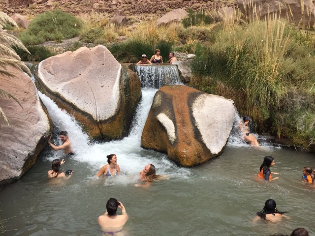 Visit Puritama Hotsprings in Atacama Desert